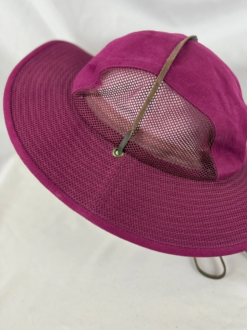 Duluth Trading Co Safari Hat M Purple Bucket Sunhat Mesh Packable